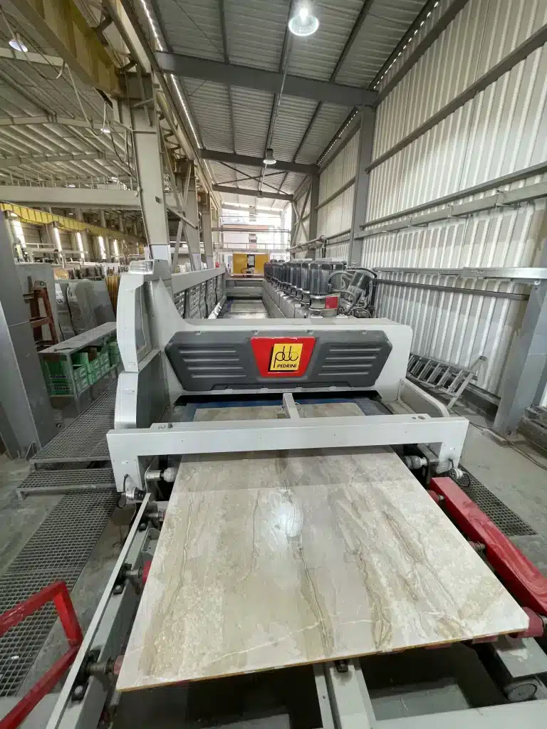 Marble polishing at TAHA Global Stones